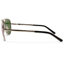North Beach Fugu Silver/Green Mirror Unisex Polarised Sunglasses
