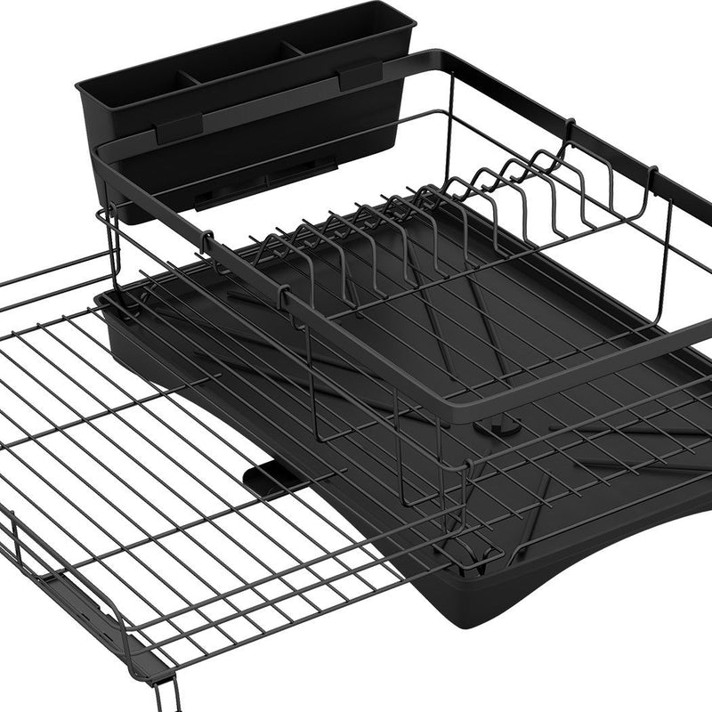 Toque Expandable Dish Drying Rack Drain Bowl Holder Dry Tray Kitchen Organizer