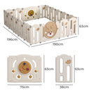 Bopeep Kids Playpen Baby Safety Gate Toddler Fence Child Play Game Toy 18 Panels