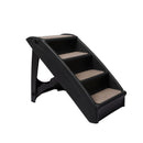 Pawz Pet Ramp Indoor Dog Steps Stair Portable Foldable Ladder For Bed Sofa Black