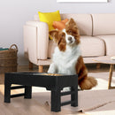 Pawz Elevated Pet Feeder 4 Height Adjustable Dog Stainless-Steel Non-Slip Bowl