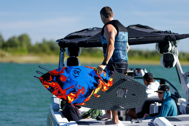 2025 Ronix H.o.m.e. Carbon Pro M50 Red Wakesurf