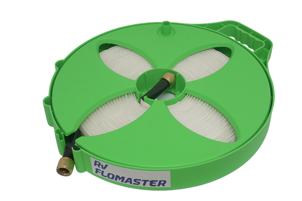 RV Flomaster 15m Flat Hose Reel with Hose