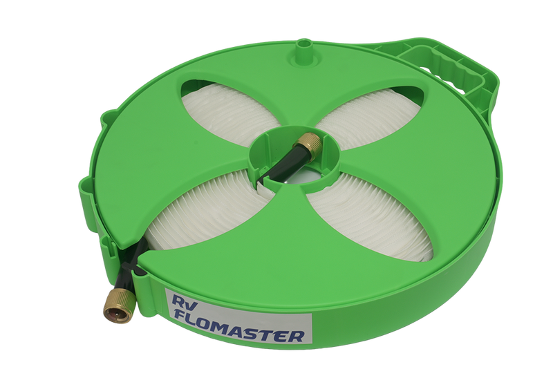 RV Flomaster 15m Flat Hose Reel with Hose
