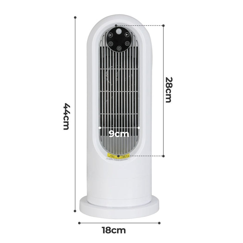 Spector Electric Portable Space Heater Fan 1200W Quiet Efficient Fast Heating