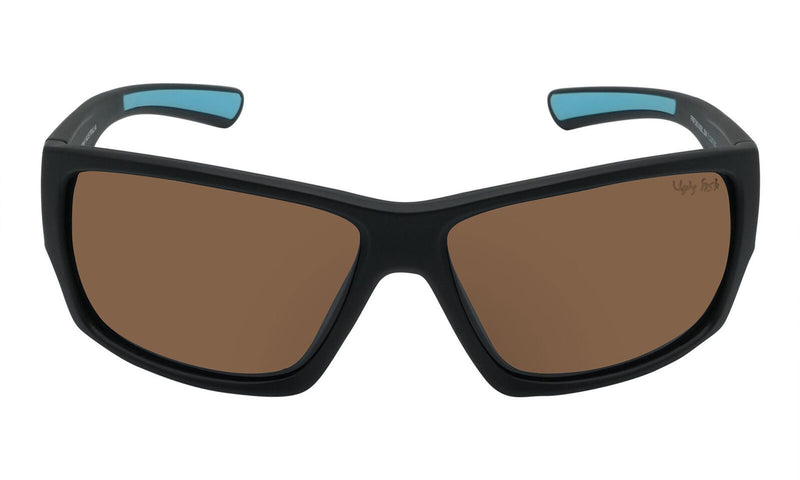 Ugly Fish PFR363 Polarised Floating Wrap Sunglasses -Matt Black Frame/Brown Lens