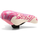 DDK Junior Girls Sculpted Padded Bike Saddle Pink/Purple 202mm x 152mm