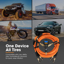 San Hima 4-Way Digital Tyre Inflator Car Air Compressor 250 PSI Tire Gauge Hose