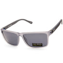 North Beach Clipper Satin Crystal-Black/Grey Polarised Unisex Sunglasses