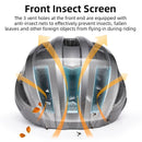 Bicycle Helmet with USB Rechargeable Rear Light Titanium