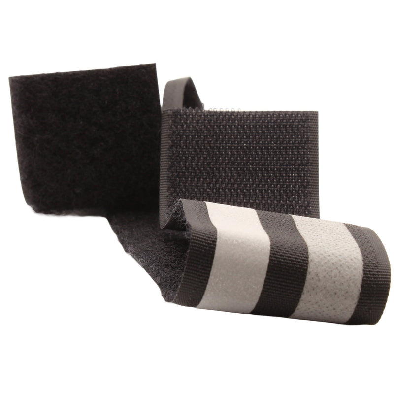 Adjustable Reflective Safety Leg or Arm Bands for Nighttime Use (1 Pair)