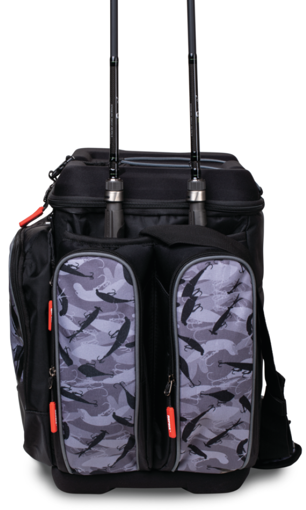 Rapala LureCamo Magnum Fishing Tackle Bag with Moulded Waterproof Bottom and Lid