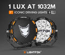 LIGHTFOX 7inch OSRAM LED Driving Spot Lights 1Lux@1,032m(Pair) 13,226Lumens