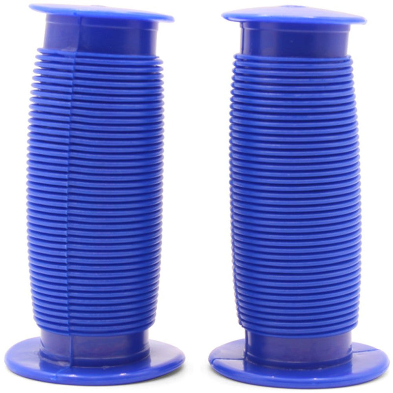 Bikelane 80mm Kids Bike Mushroom Handlebar Grip Pair (Blue)