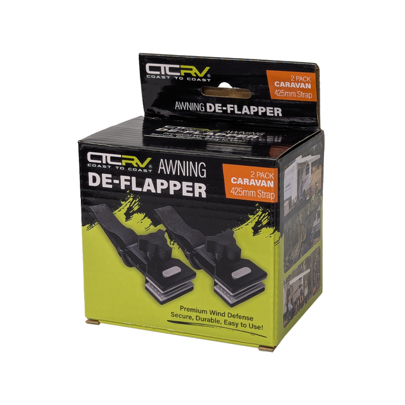 COAST Std Strap De-Flappers for Roll-Out Awnings | CARAVAN | Pack of 2.