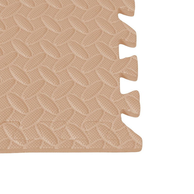 Bopeep EVA Foam Kids Play Mat Floor Kid Crawling Interlocking Home Beige 60x60