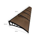 Mountview Window Door Awning Canopy Outdoor Patio Sun Shield Rain Cover 1m X 6m