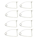 8 x Galvanised Steel Quick Release Bait Clips - Crab Pot Bait Clips