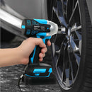 Traderight 21V Cordless Brushless Impact Driver 2 Battery 1/4" Electric Wrench