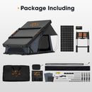 San Hima Kalbarri X Rooftop Tent Hardshell With Ladder 4x4 + 250W Solar Panel