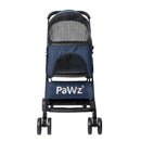 PaWz Large Pet Stroller Dog Cat Carrier Travel Pushchair Foldable Pram Navy