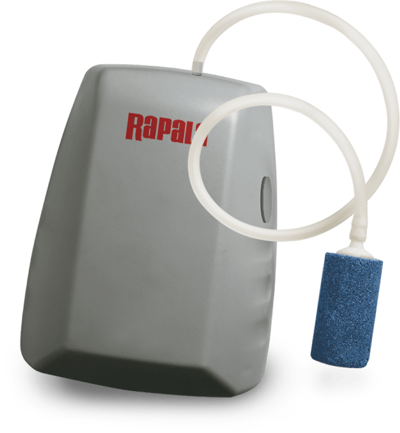 Rapala Portable Aerator Pump - Battery Operated with Air Hose and Air Stone