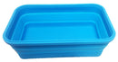 Collapsible Silicone Rectangle Container 4L - Blue