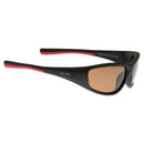 Ugly Fish PU5212 Unbreakable Black Frame/Brown Polarised Wrap Sunglasses