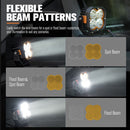 LIGHTFOX Cygnus Pair 5inch Osram LED Pod Lights 1Lux@651m 14,106Lumens