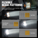 LIGHTFOX Cygnus Pair 5inch Osram LED Pod Lights 1Lux@651m IP68 14,106LM