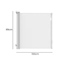Bopeep Baby Safety Gates Adjustable Retractable Pet Dog Stair Doorways Guard 150