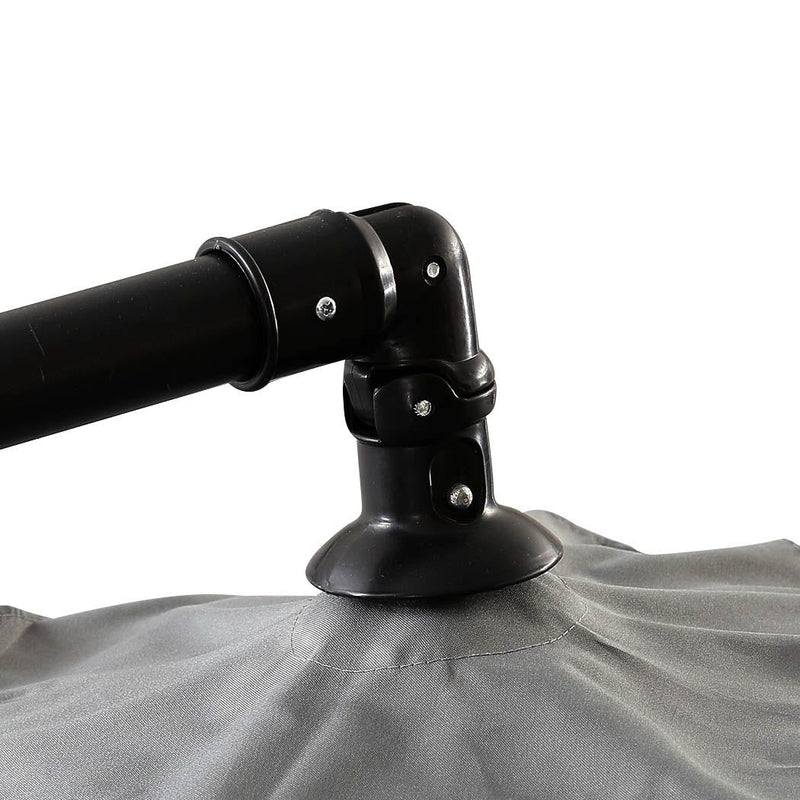 Mountview 3m Outdoor Umbrella Cantilever Cover Garden Patio Beach Umbrellas Grey