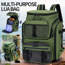 Fishing Backpack with Rod Holder & Tackle Box