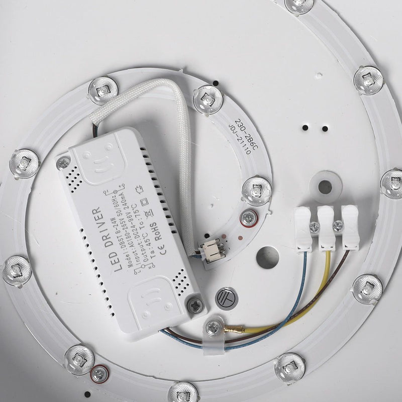 Emitto Ultra-Thin 5cm LED Ceiling Down Light Surface Mount Living Room White 30W