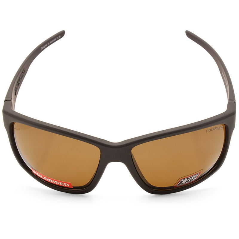Dirty Dog Cosmic Satin Black/Brown Polarised Men's Sunglasses