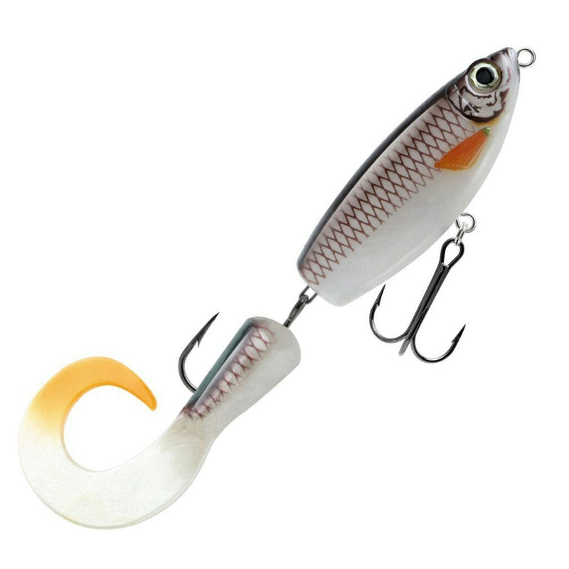 21cm Storm RIP Seeker Jerk Rigged Fishing Lure With Spare Tail - White