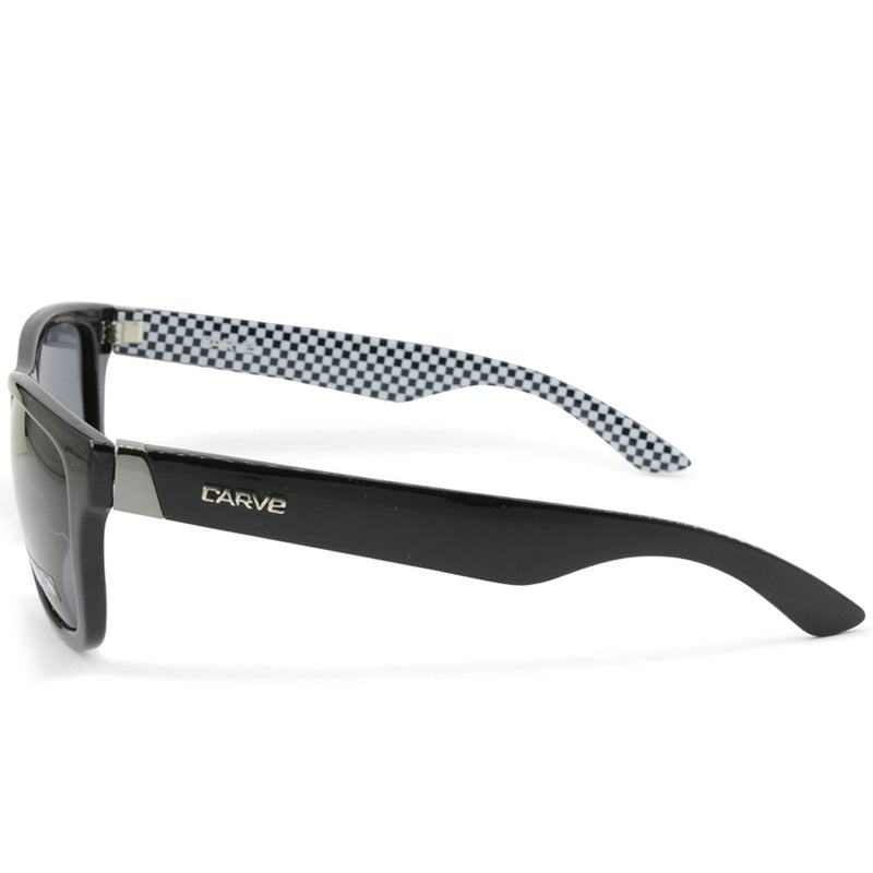 Carve One Step Beyond 1840 Black Gloss/Grey Polarised Mens Sunglasses