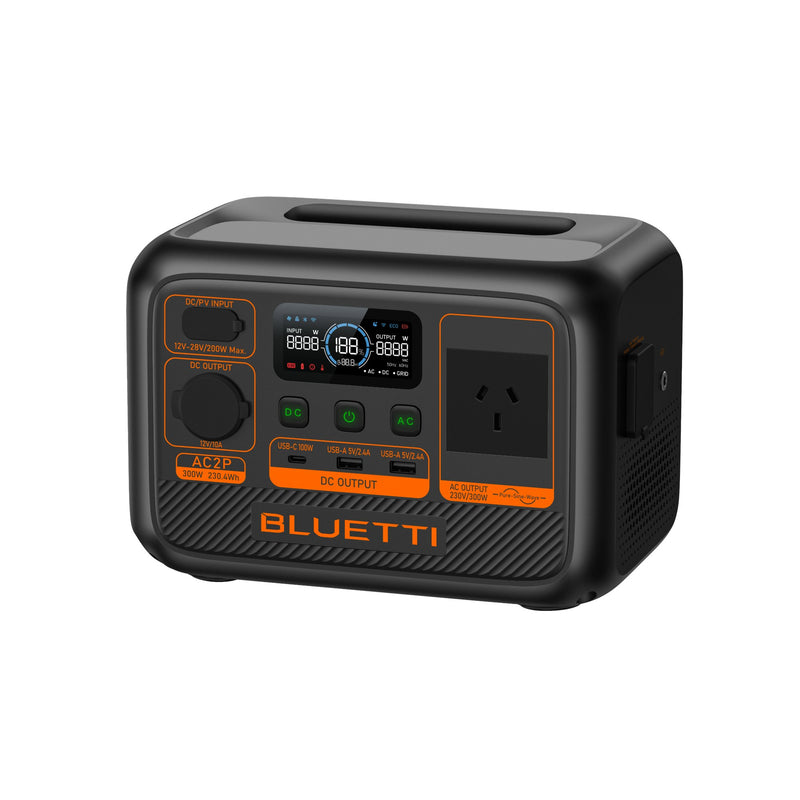 BLUETTI AC2P Portable Power Station | 300W 230.4Wh