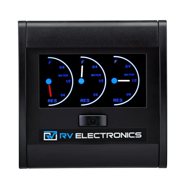 RV Electronics Standard RV LCD Water Level Indicator - Triple Tank