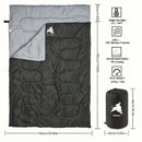 Double Sleeping Bag with Pillows (4 Season)