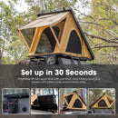 San Hima Kalbarri Lite Gen 2 Rooftop Tent With Ladder Khaki Camping 4WD 4x4