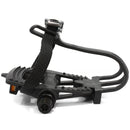 Bikelane Black Alloy Pedal and Nylon Toe Clip with Straps Set