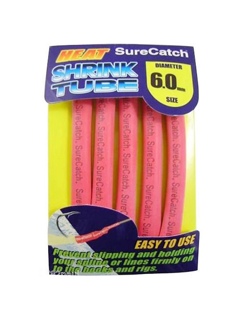1 Packet of Red SureCatch Fishing Heat Shrink Tube - Wire Cable Sleeve Tubing