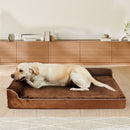 Pawz Orthopedic Dog Bed Memory Foam Cushion Cat Calming Mat Washable XL Coffee