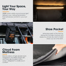 San Hima Kosci E-rise Electric Rooftop Tent Hardshell Automatic Camping Outdoor