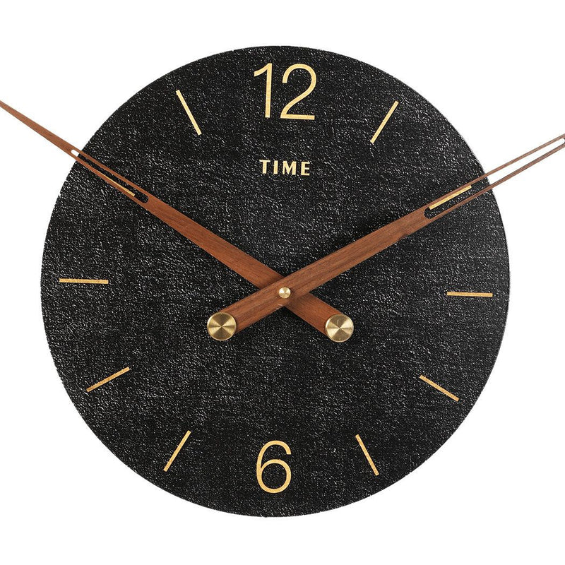 Yezi 50cm Large Wall Clock Modern Big Numeral Metal Round Face In/Outdoor Decor