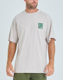 Jetpilot Stacked Mens Ss Tee Gy