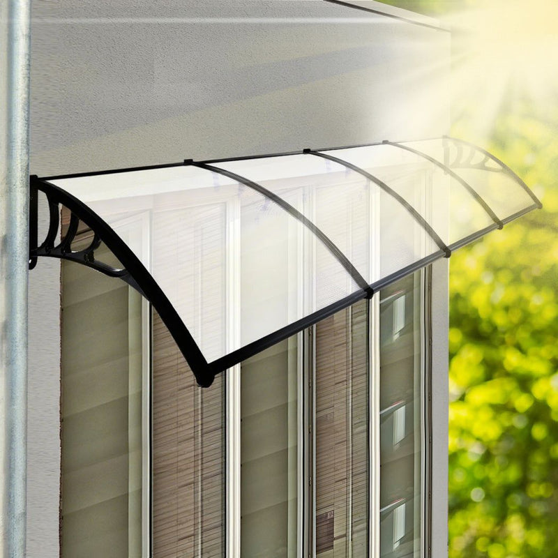 Mountview Window Door Awning Outdoor Canopy UV Patio Rain Cover DIY 1m X 4m