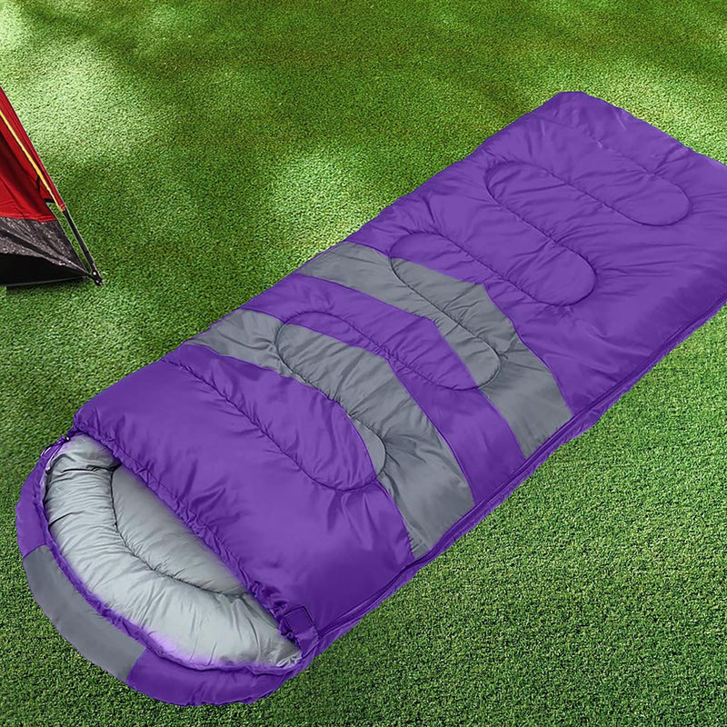 Mountview Single Sleeping Bag Bags Outdoor Camping Hiking Thermal -10℃ Tent
