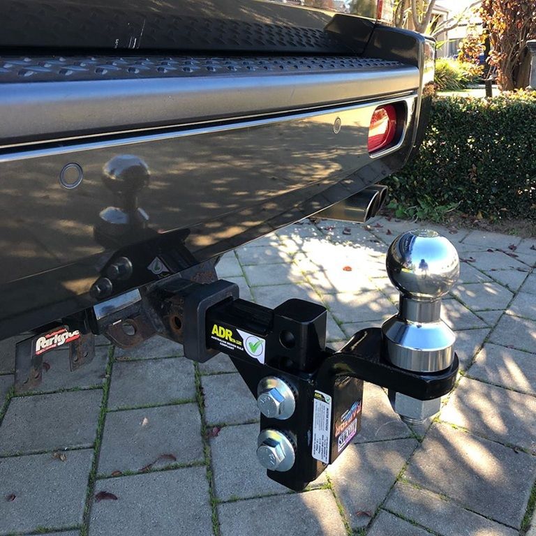 Mister Hitches Raptor 4.5T Super Duty Adjustable Ball Mount - Long Drop Shank